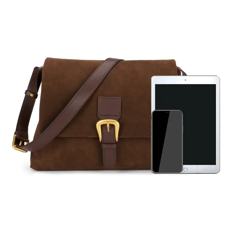 ST&SAT Genuine Leather Shoulder Bag Messenger Bag Tote Crossbody Bag Large Size Women's Multicolor-4