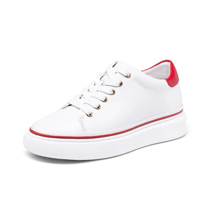 He Jinchang Hermo Collection Low Top Casual Shoes Women's White-2