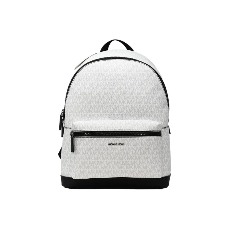 MICHAEL KORS MK Cooper Canvas Backpack Tubas Unisex White-5