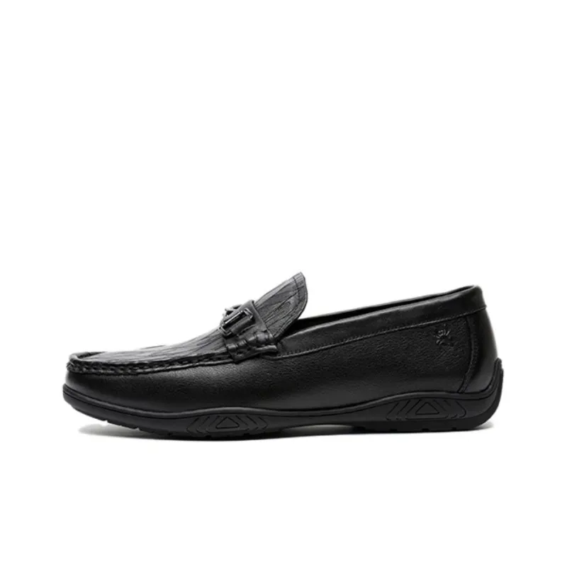 Spider King Gommino Loafers Men's Black-0