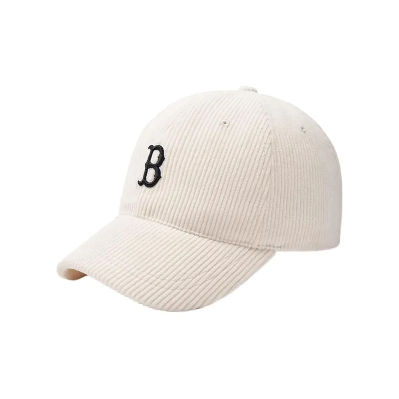 MLB Corduroy Baseball Caps Unisex Black/Red/Camel/Blue/White-9