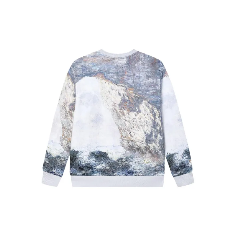 FILA X THE MET Co branded Series Sweatshirt Men's All Over Print-1
