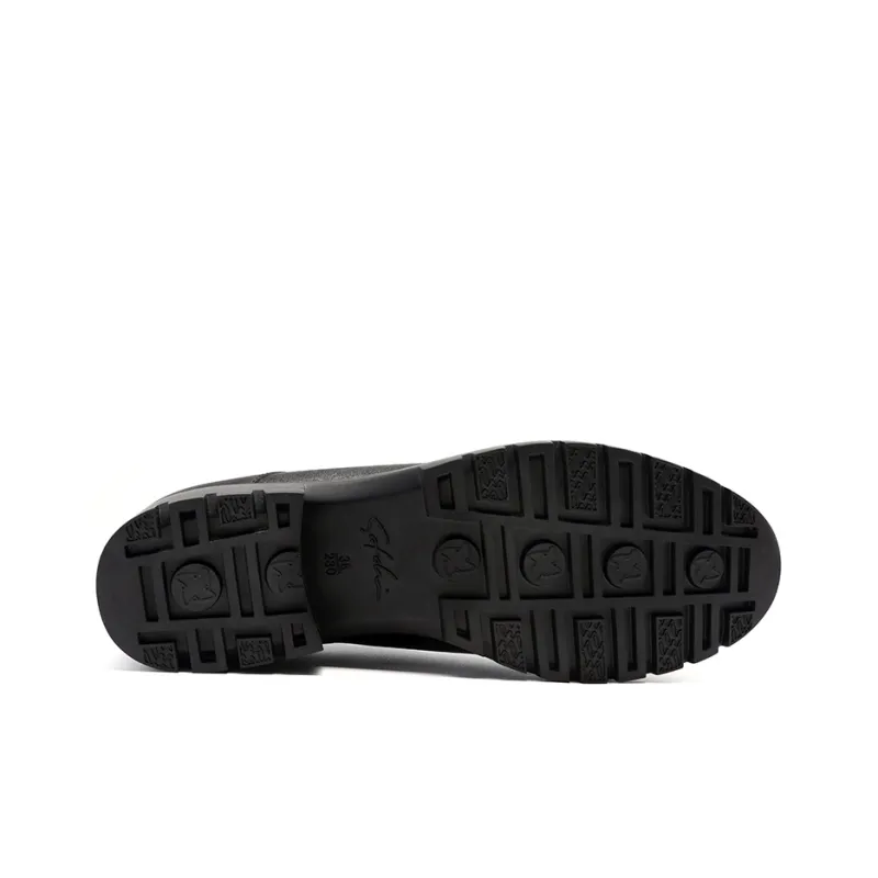 Satchi Casual Single Shoes 4cm Women's Black-5