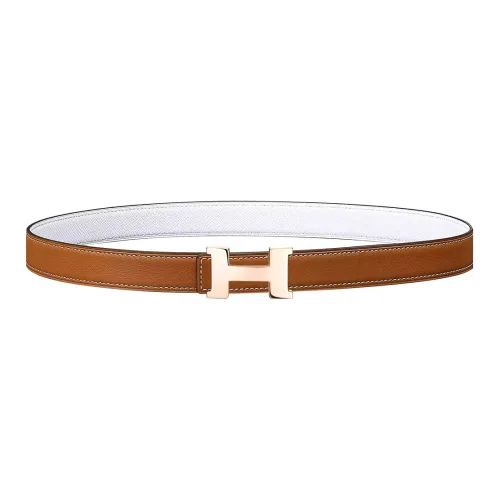 HERMES Leather Belts Unisex