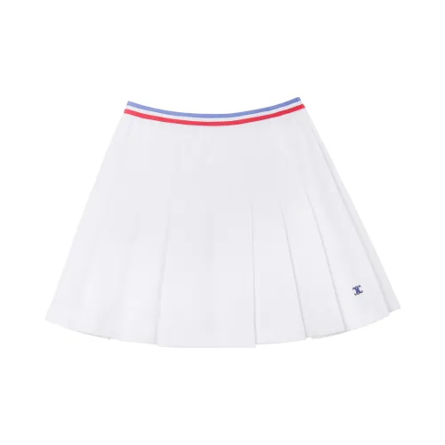 CELINE Casual Short Skirts Women's White