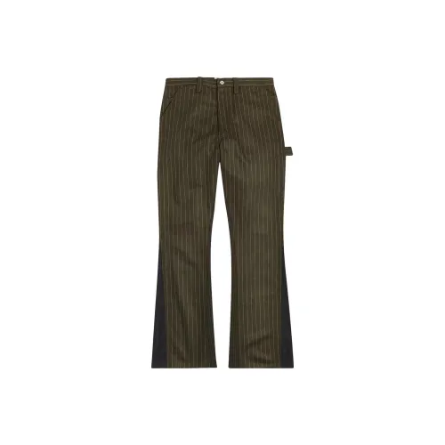 Gallery Dept. Pinstripe Flared Slim-Cut Trousers