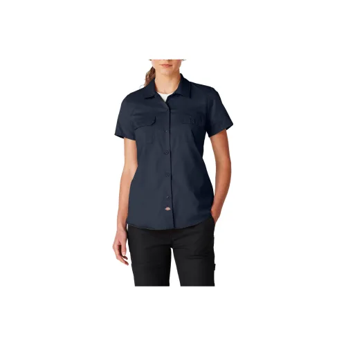 Dickies Shirts Women's Dark Marine Blue