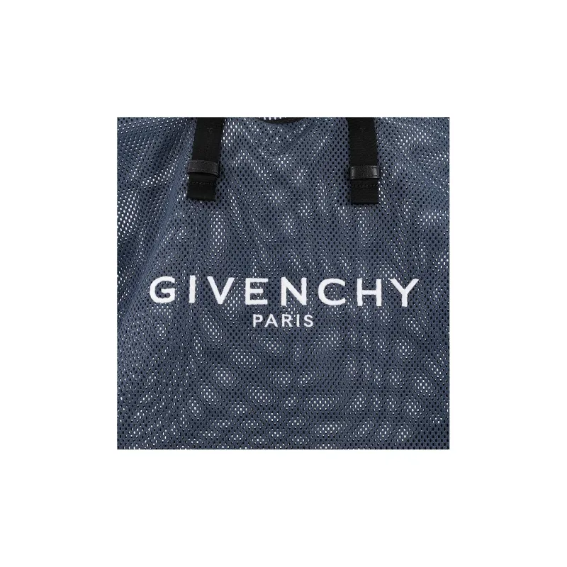 GIVENCHY Leather Textile Storage Travel Bag Regular Men's Blue Black-6