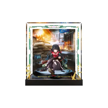 AOWOBOX Suitable For Play Dale Girls Frontline 100 Style Heavy Hit Ver. Figure Display Box Model Accessories