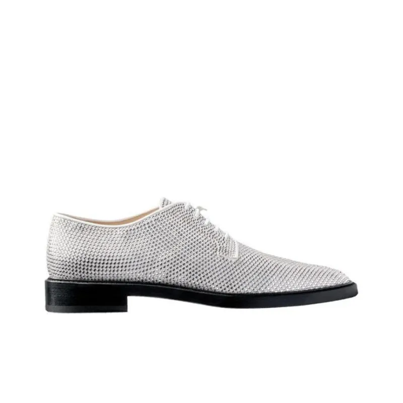 Maison Margiela Embellished Lace Up Shoes-1