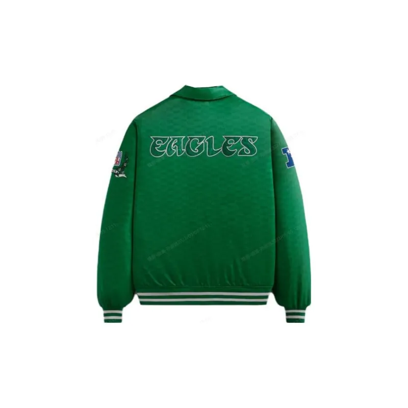 KITH X Nfl Eagles Satin Bomber Jacket-1