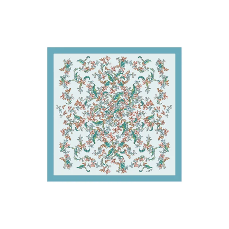 WENSLI Silk Scarves Women's-1