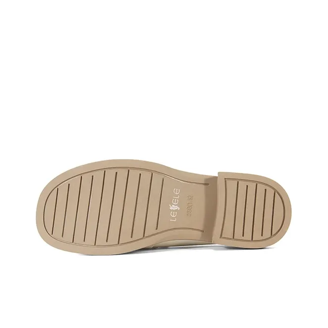 LESELE Loafers Women's Black/Beige-9