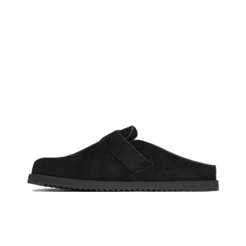 REPRESENT Initial Round toe Leather Slippers