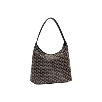 GOYARD Bohème Hobo Canvas With Leather Shoulder Bag Combo Bag Shoulder Bags Women's Black