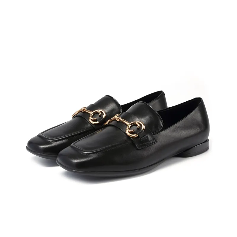 Satchi Loafers Women's Low Top Black-2