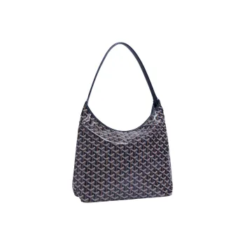 GOYARD Bohème Hobo Canvas With Leather Shoulder Bag Combo Bag Shoulder Bags Women's Marine Blue