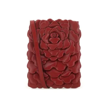 Valentino Atelier Nappa Leather Crossbody Bag Women's Red
