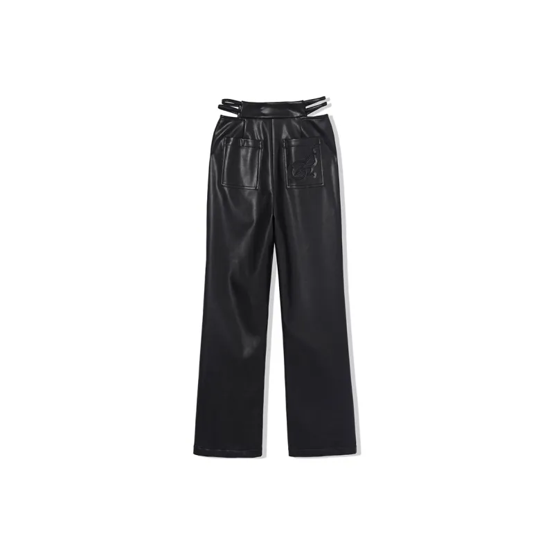 LA CRAWFISH Leather Pants Women's-7