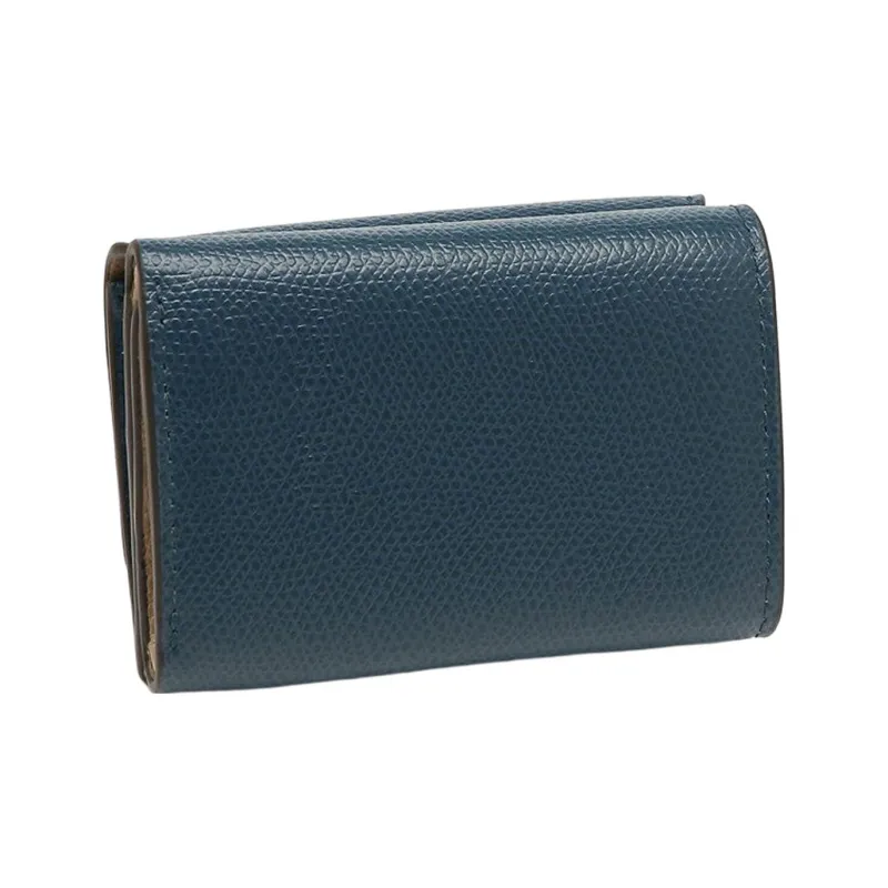 Furla Leather Wallet Mini Women's Blue-1