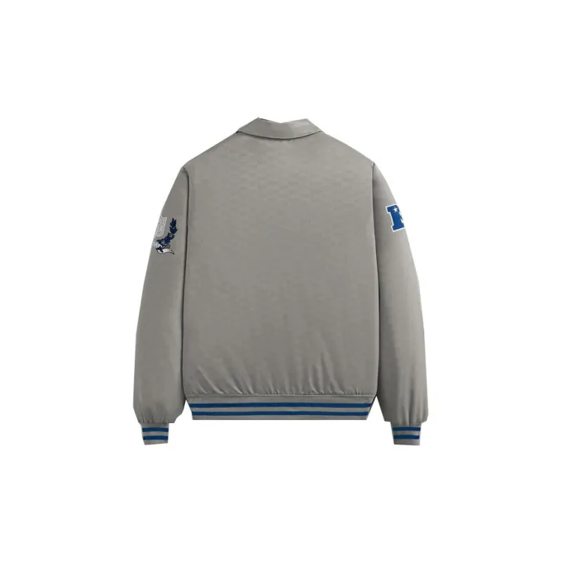 KITH For The NFL Lions Satin Bomber Jacket-1