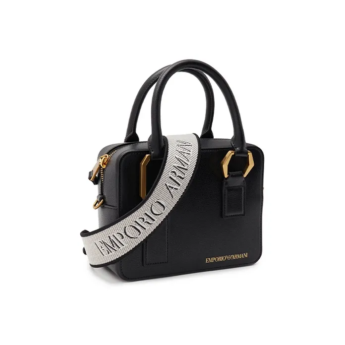 EMPORIO ARMANI Polyester Shoulder Bag, Crossbody Bag, Handbag Women's Black-1