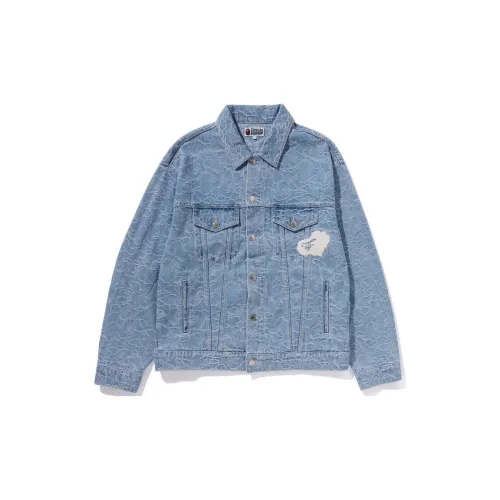 A BATHING APE Denim Jacket Men Blue