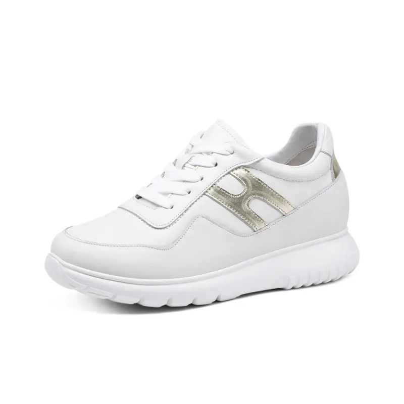 He Jinchang Hermo Collection Low Top Casual Shoes Women's White-2