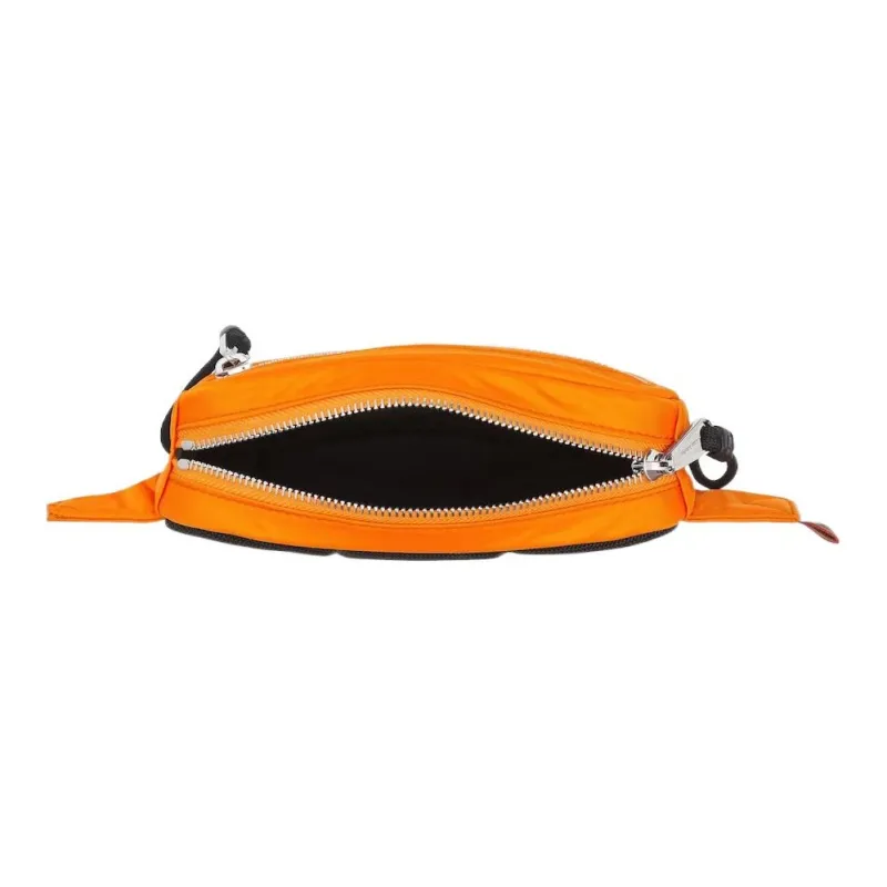 Burberry Cannon Bum Bag Logo Print Econyl Small Bright Orange-2