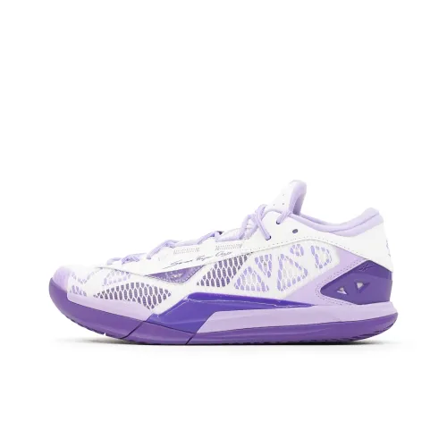 Serious Player Only Basketball Shoes Unisex Low-Top White/Purple