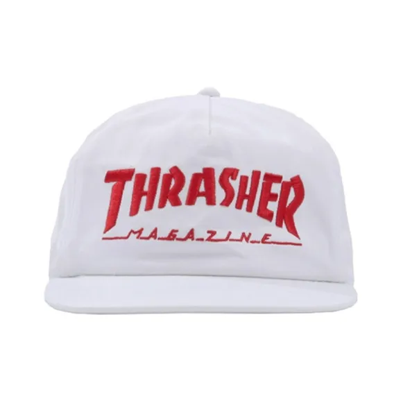 Thrasher Baseball Caps Unisex White-1