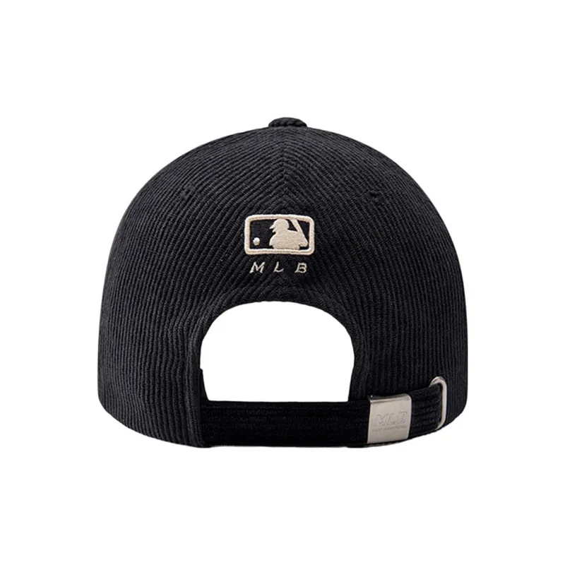MLB Corduroy Baseball Caps Unisex Black/Red/Camel/Blue/White-1