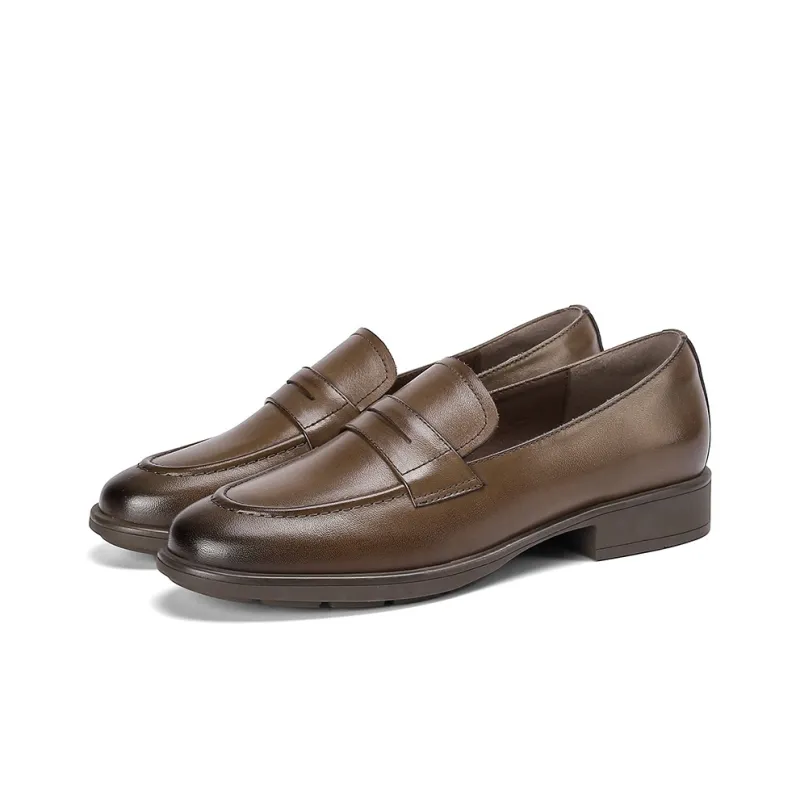 VEDULLAR Loafers Women's Low Top Brown/Black/Khaki-13