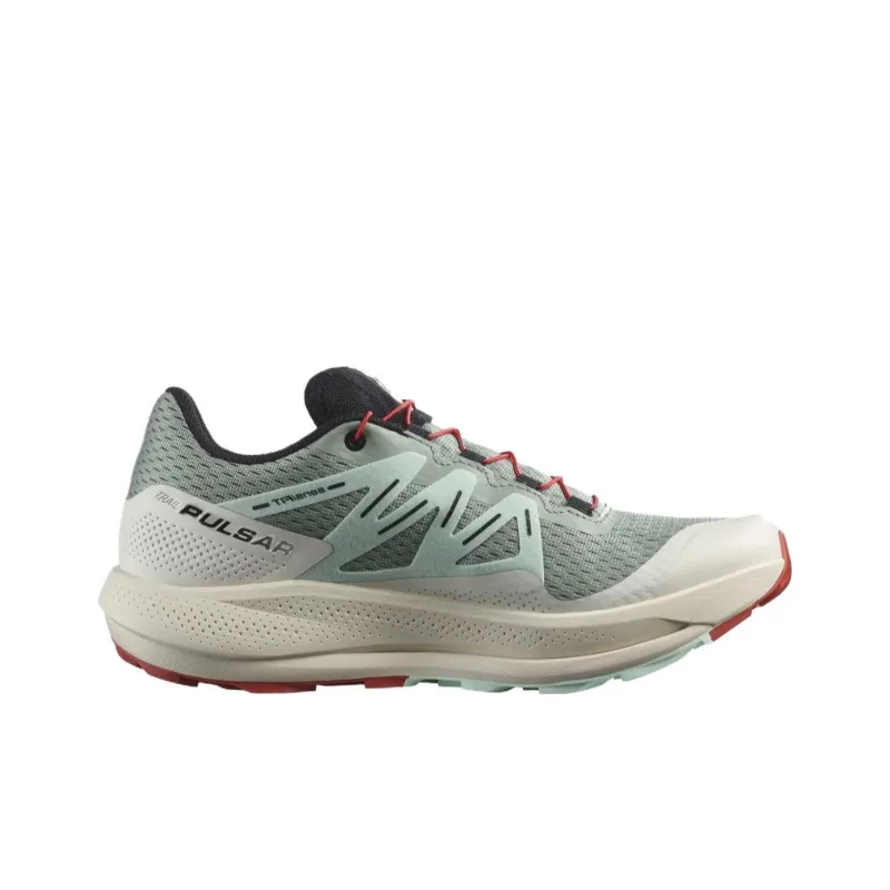 SALOMON Women's Pulsar Trail 'Lily Pad Bleached Aqua'-1
