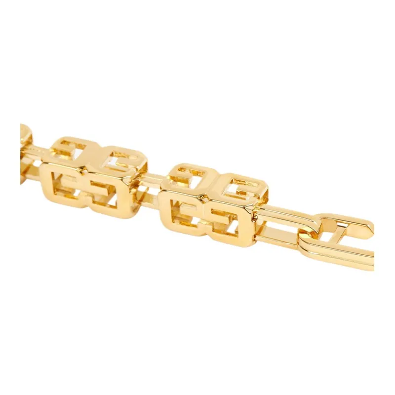 Givenchy G Cube Brass Shoulder Strap Bag Straps Women's Gold-2