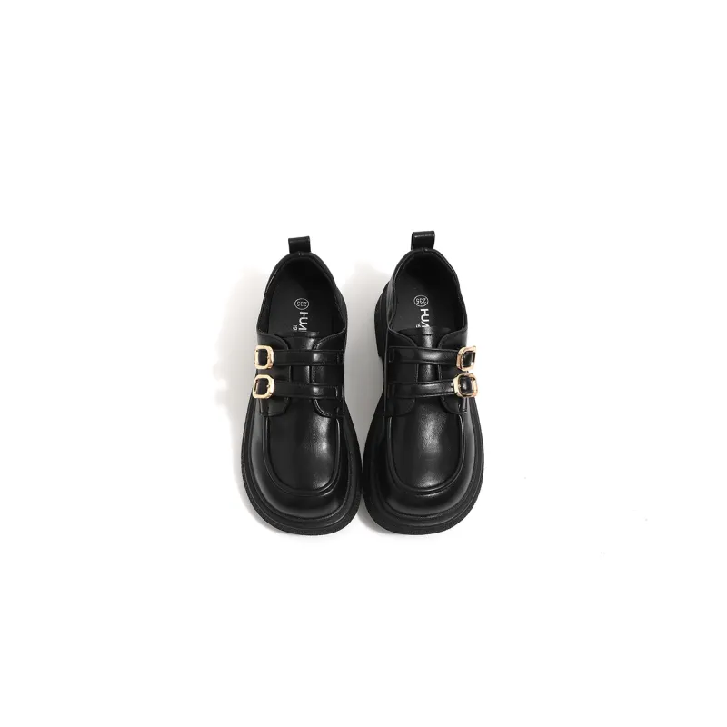 HUANQIU Loafers Women's Black-1