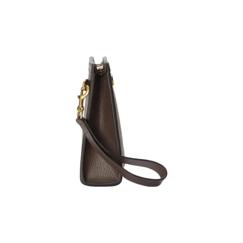 GUCCI Ophidia Canvas Canvas Bag Clutches Regular Men's Ebony/Brown-2