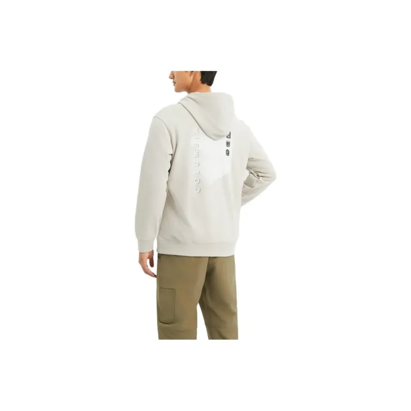 Columbia Transit Sweatshirts Men Gray White-1