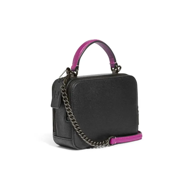 COACH Disney, Collaboration Cow Leather One Shoulder Handbag Regular Women's Purple-1