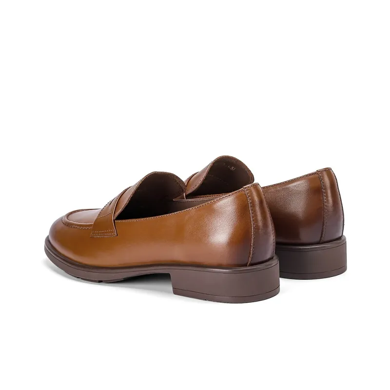 VEDULLAR Loafers Women's Low Top Brown/Black/Khaki-2