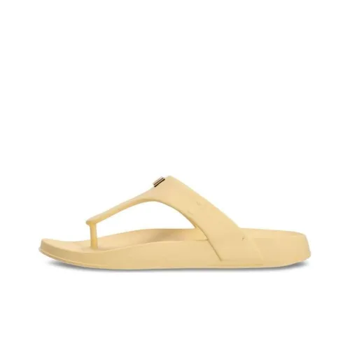 MICHAEL KORS KORS Slip-Resistant Flip Flops Women's Yellow