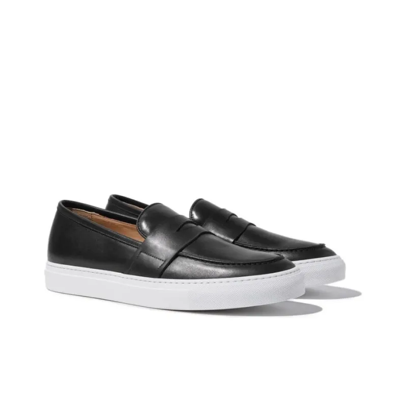 SCAROSSO Alberto Round Toe Penny Sneakers-2