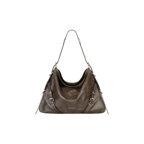 Givenchy Voyou Calfskin Handbag Shoulder Bag Women's Walnut Brown