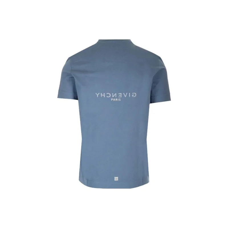 Givenchy Slim Fit Reverse Print T Shirt-1