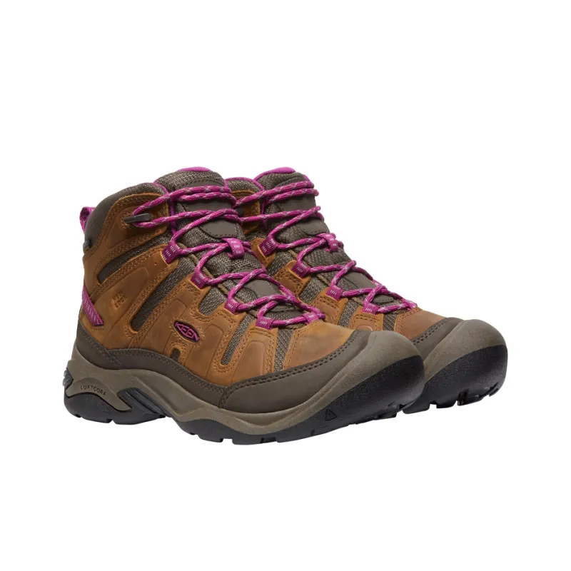 KEEN CIRACADIA MID WP Slip Resistant High Top Outdoor Shoes Women's Khaki-2