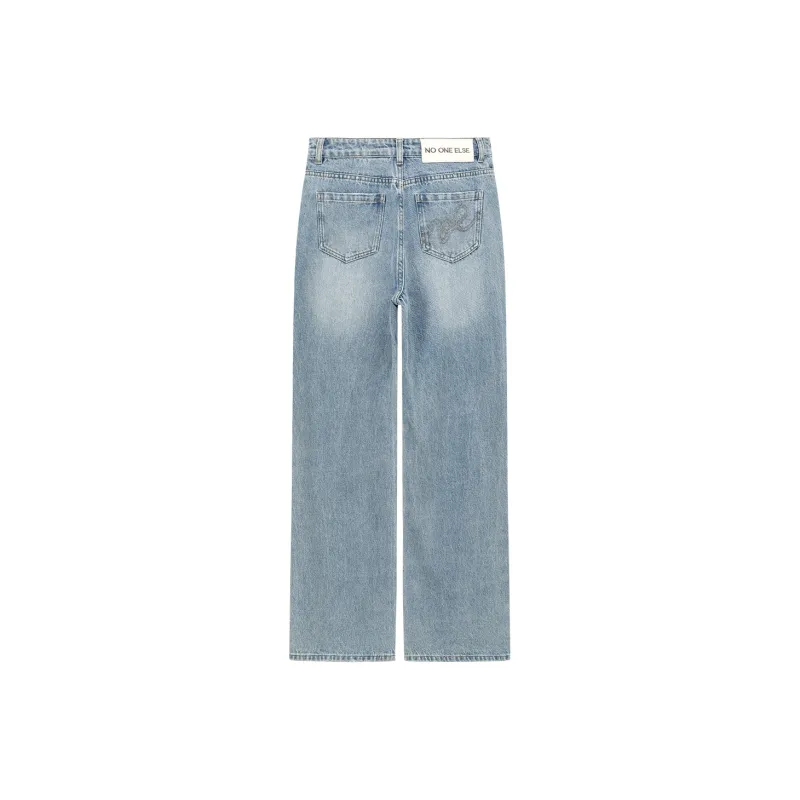 NO ONE ELSE Jeans Women's Denim Blue-1