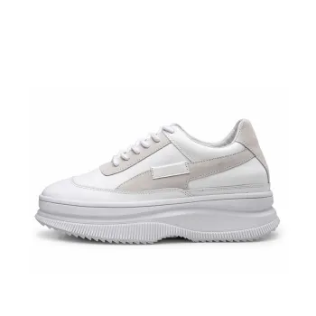 He Jinchang Hermo Collection Low-Top Casual Shoes Women's White