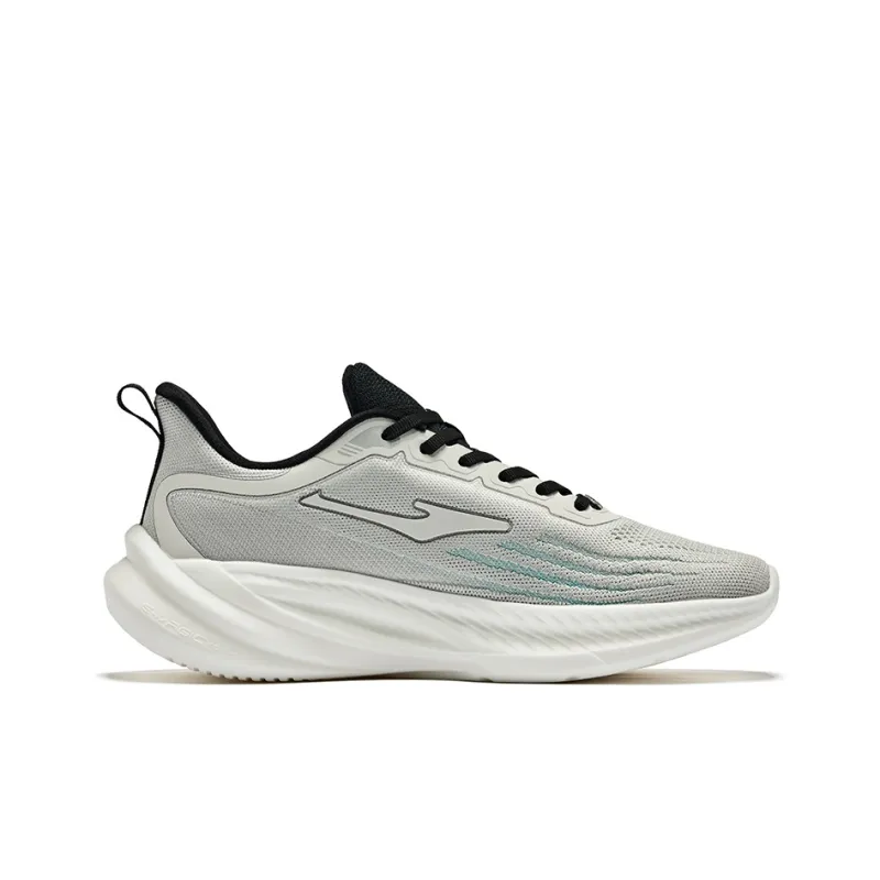 Erke Cushioned Wear-Resistant Breathable Low-Top Running Shoes Men's Pale Wild Pine Stone Color-1