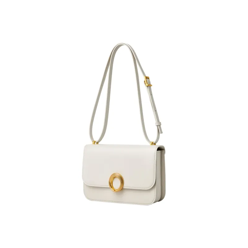 FIEDLE&SISSI Cow Leather Ouou Tofu Bag Shoulder Bag Regular Women's Classic Black-10