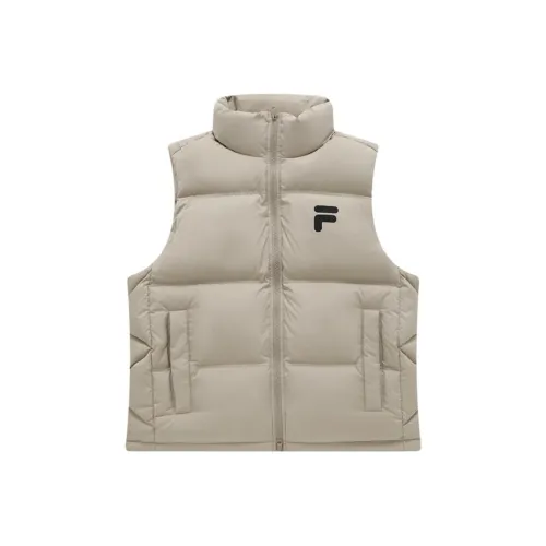 FILA FUSION FOB Series Vest Unisex Caramel Coffee